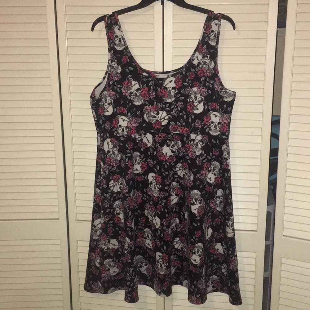 Torrid Plus Size Skull Skater Dress
